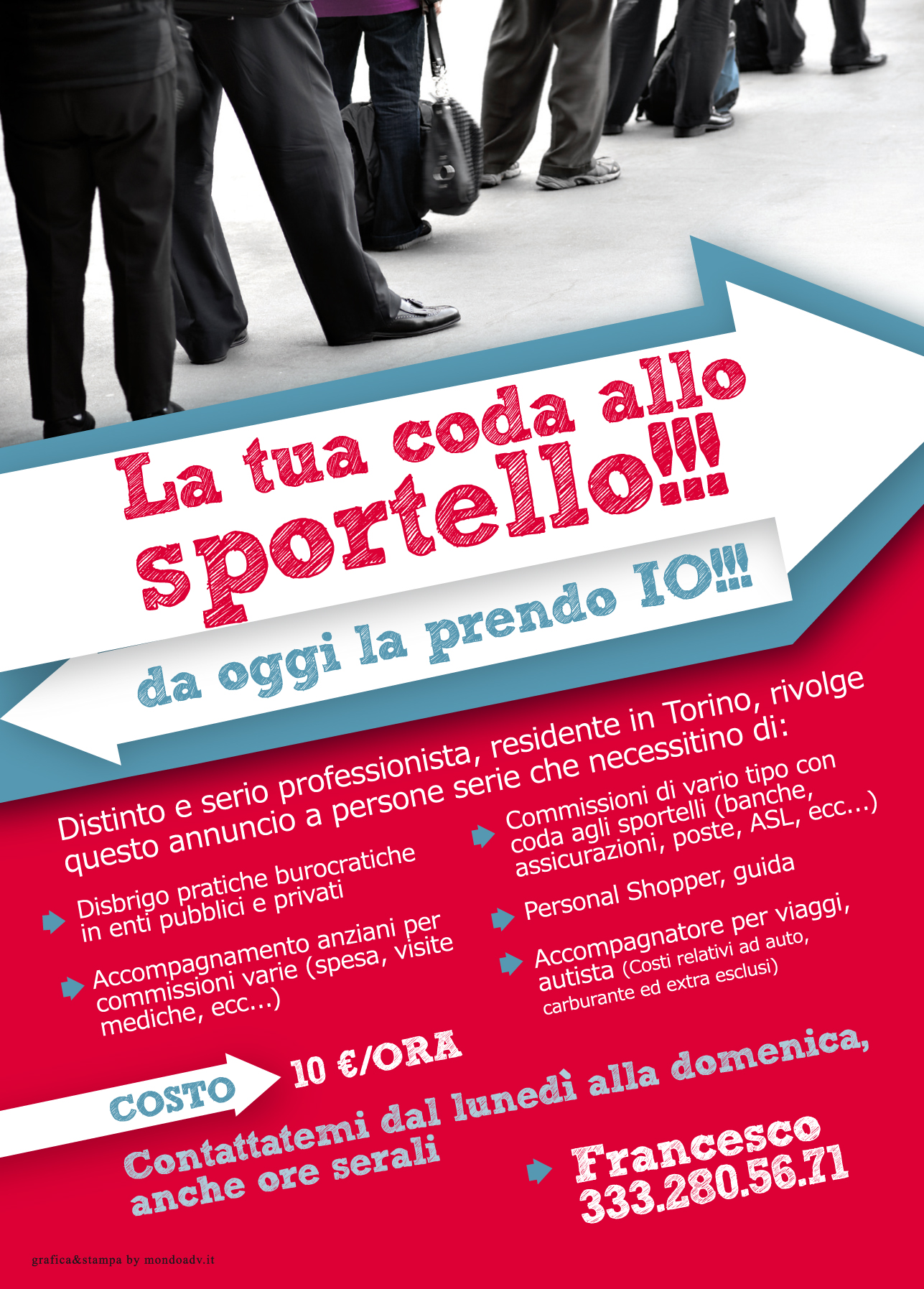 Flyer 10 x 15 - Design Grafico, Stampa e distribuzione volantino