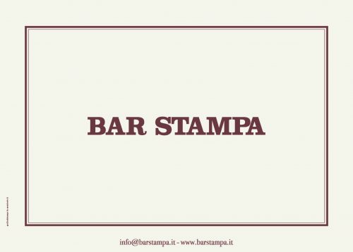 BAR STAMPA TOVAGLIETTA CARTA ALIMENTARE CM 30X42 _