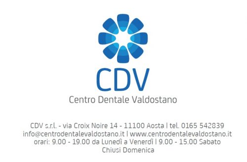 biglietto da visita centro dentale valdostano