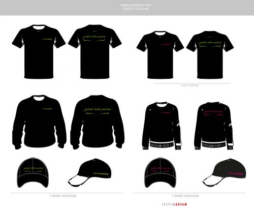 Abbigliamento personalizzato t-shirt Carsam Chivasso-Torino