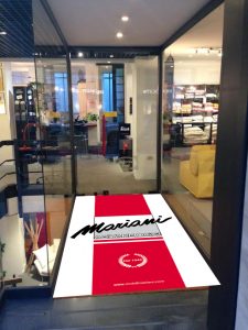 Zerbini personalizzati con logo mobilificio Ivrea