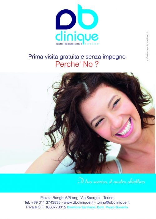 Stampa e Volantinaggio per studio dentistico Torino