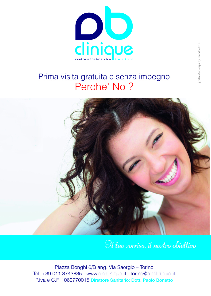 Stampa e Volantinaggio per studio dentistico Torino