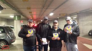 Distribuzione volanti a La Spezia