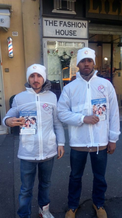 Volantinaggio a La Spezia