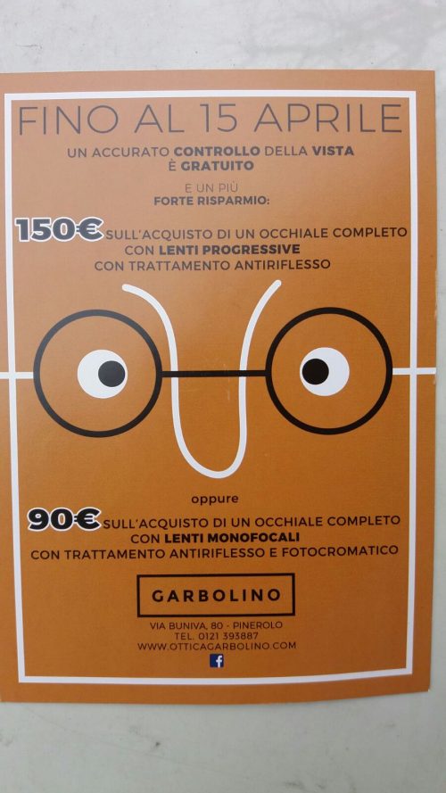 volantino Punto a capo Pinerolo