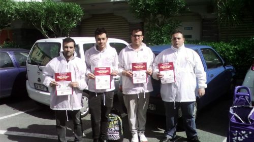 Volantinaggio a Ventimiglia per Kasanova