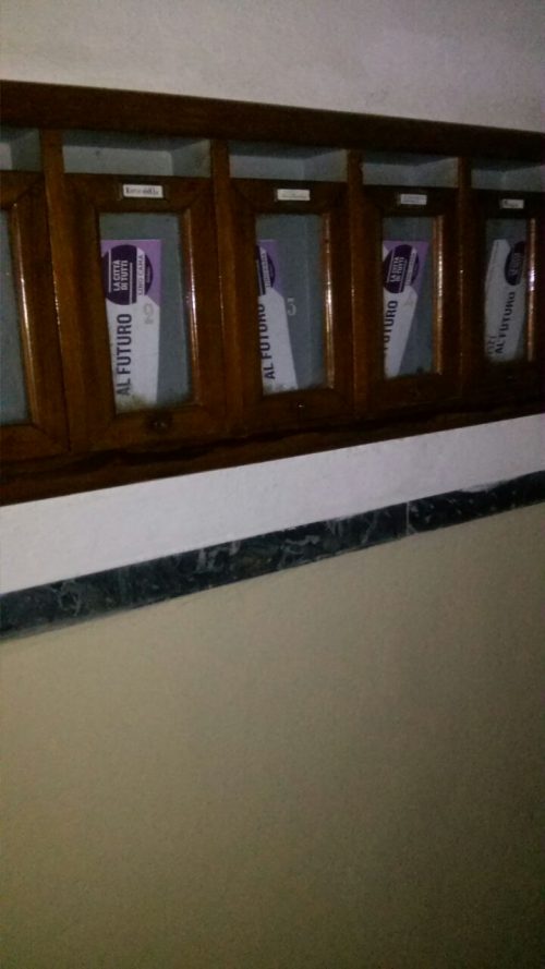 Volantinaggio Chiavari per candidato Partito Democratico