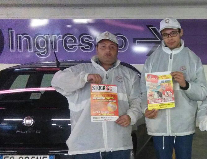 Volantinaggio a Monza per Stock B2C