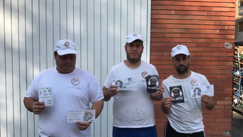Volantinaggio a Ivrea per Miscela Rock Festival
