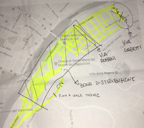 Distribuzione di volantini per Casato Immobili