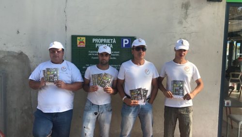 Volantinaggio a Piacenza per Locanda del Castello