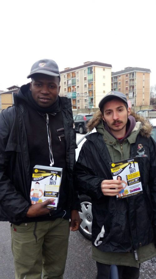 Volantinaggio a Novara per Fit Express