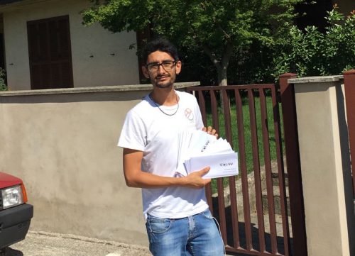 Volantinaggio a Sommo (PV) per Acquaria