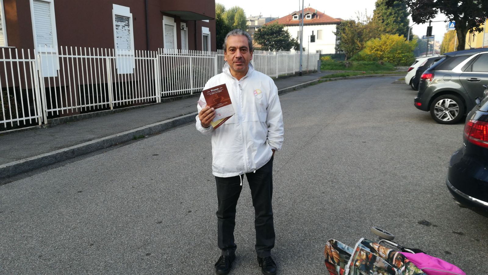 Volantinaggio a Monza per Pane & tulipani