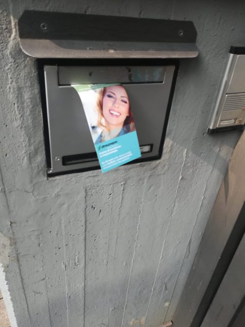 volantinaggio a Lallio