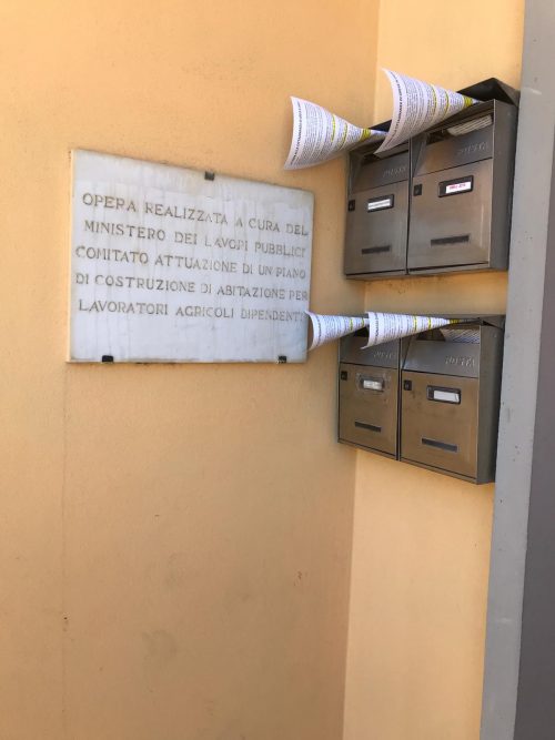 volantinaggio a Greve in Chianti