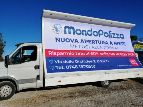 camion vela a Rieti